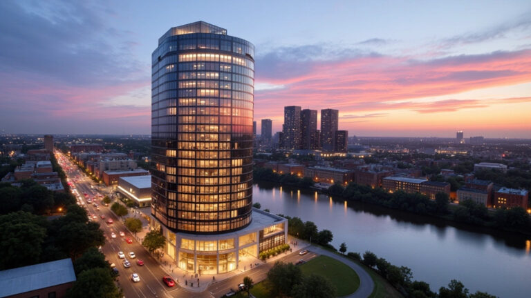 930 McCarter Highway Tops Out: Newark New Jersey’s Riverfront Transformation Reaches New Heights